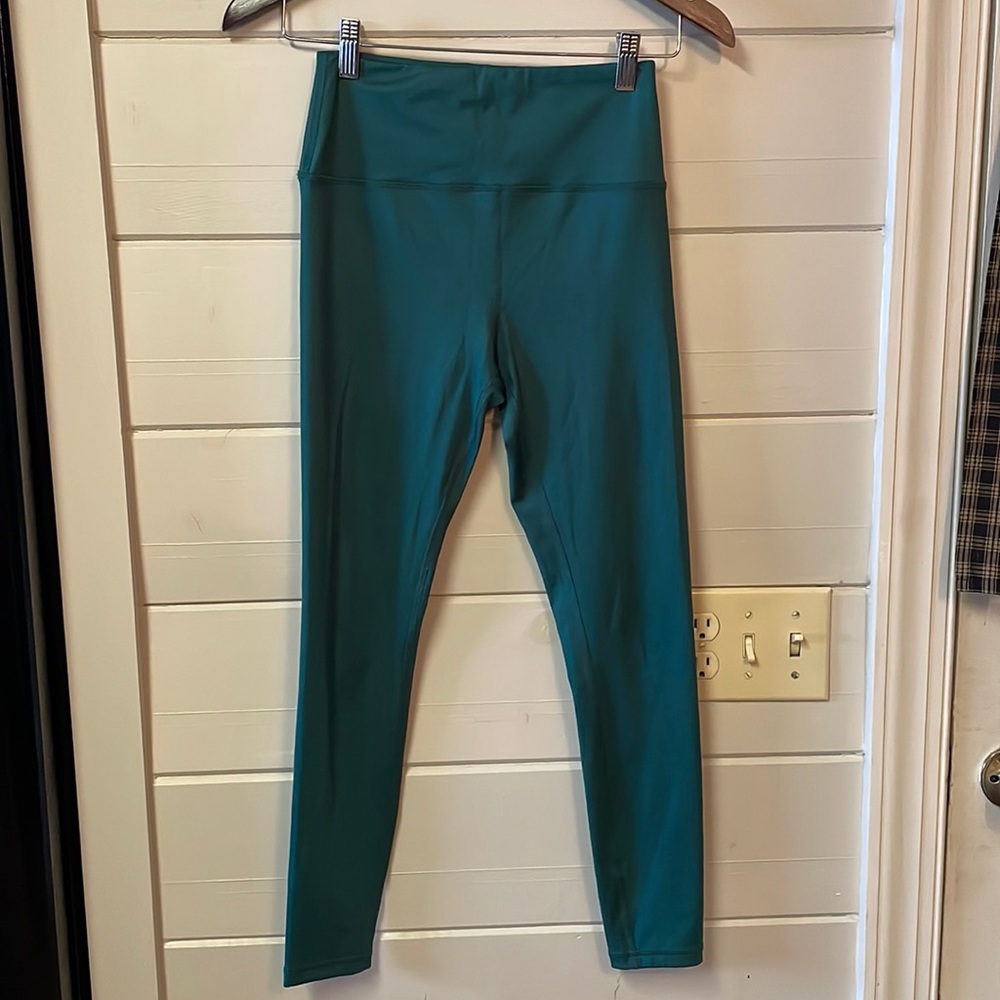 Reformation Green Ecomove Leggings Size S.